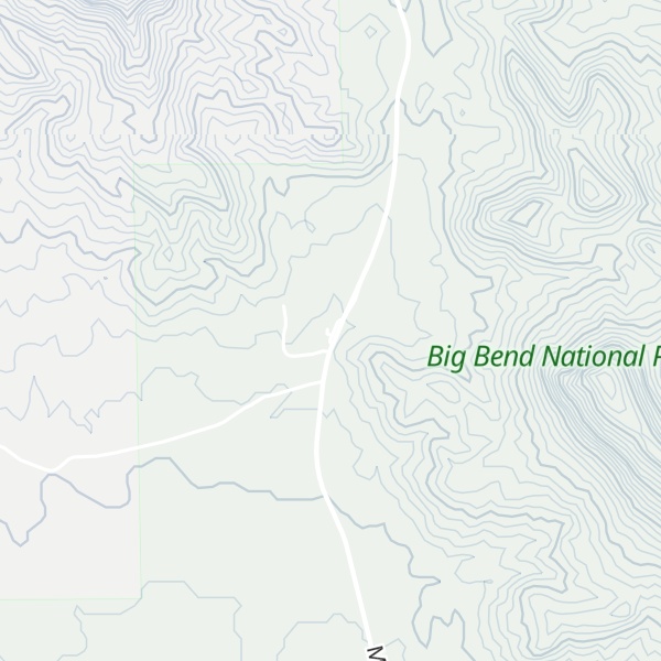 Map of Persimmon Gap Visitor Center