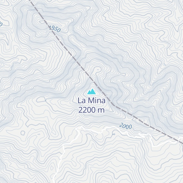 Map of La Mina