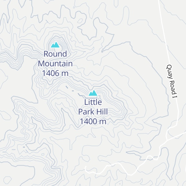 Map of Little Park Hill
