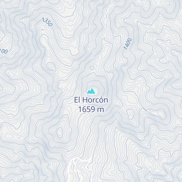 Map of El Horcón