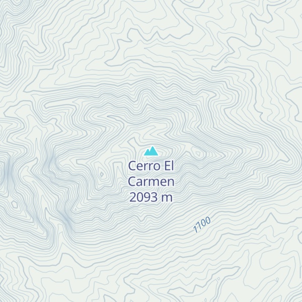 Map of Cerro El Carmen