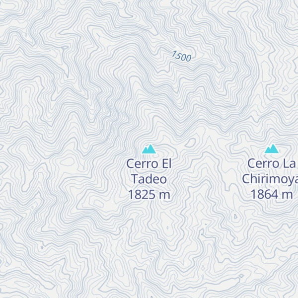 Map of Cerro El Tadeo
