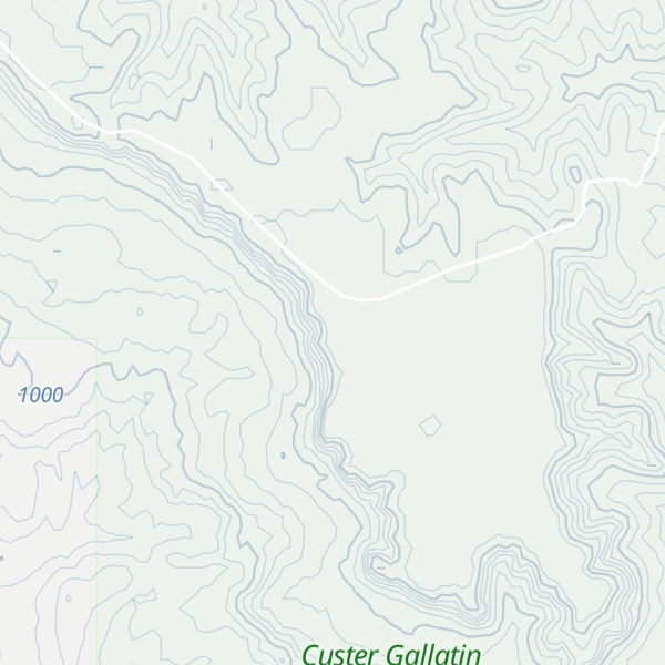 Map of Slim Buttes HP