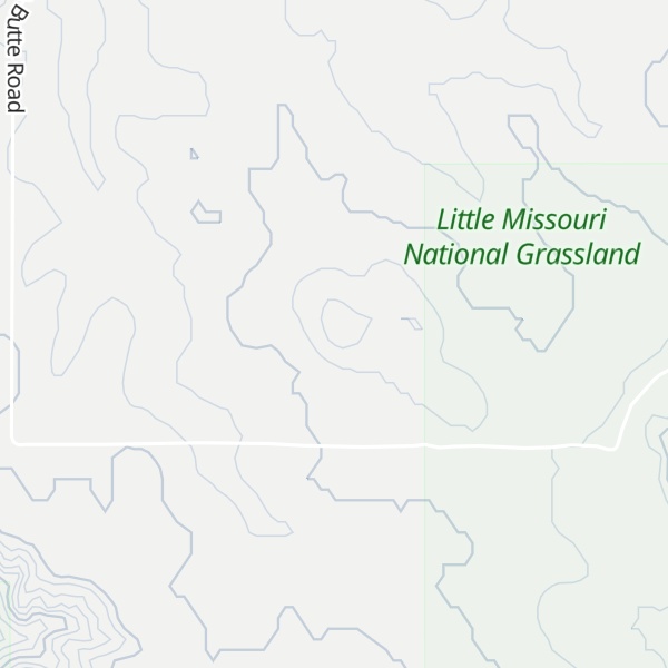 Map of Morman Butte