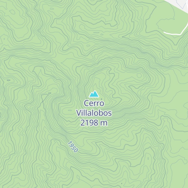 Map of Cerro Villalobos