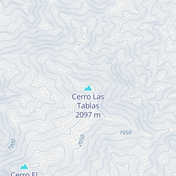 Map of Cerro Las Tablas