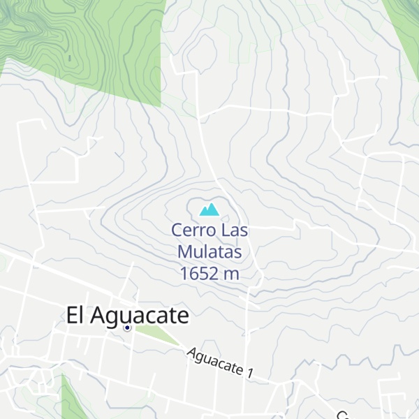 Map of Cerro Las Mulatas