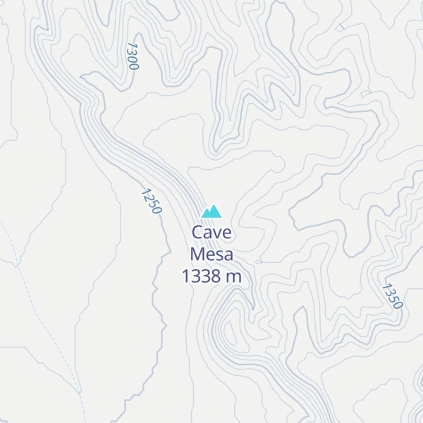 Map of Cave Mesa