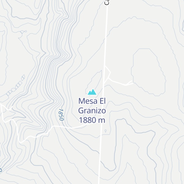 Map of Mesa El Granizo