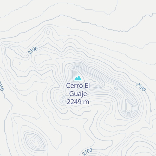 Map of Cerro El Guaje