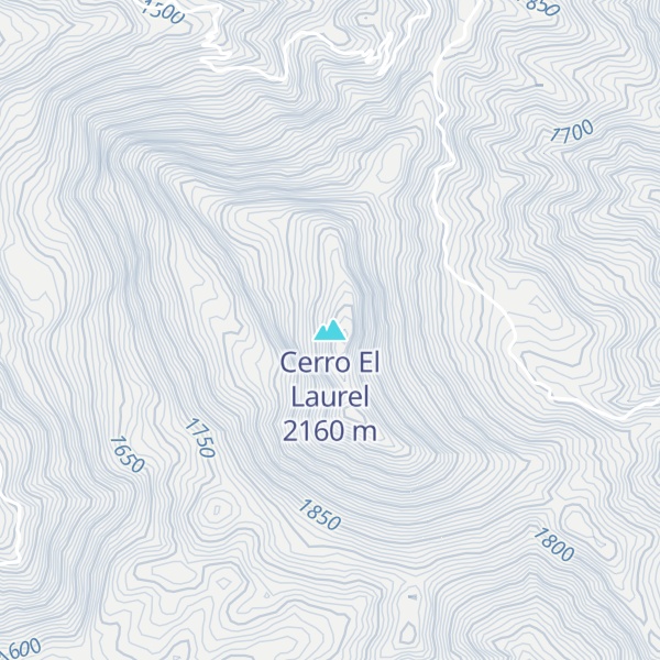 Map of Cerro El Laurel
