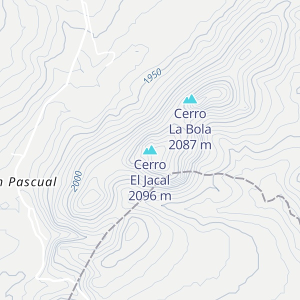 Map of Cerro El Jacal