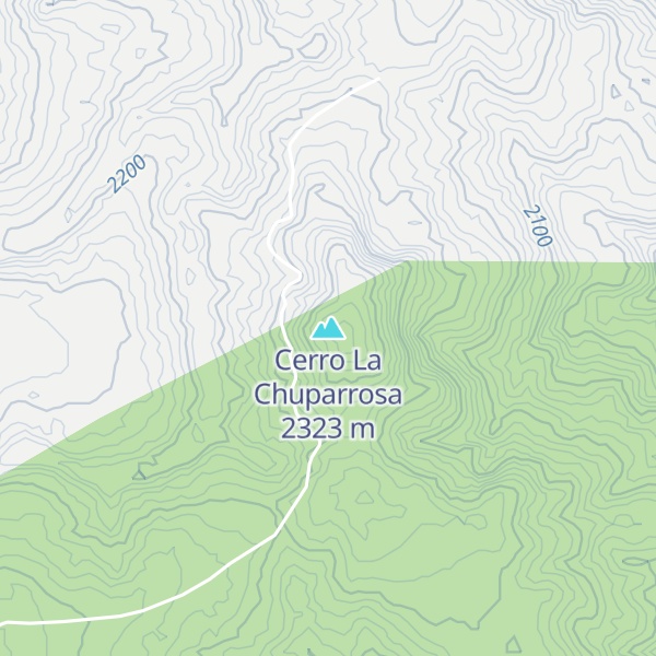 Map of Cerro La Chuparrosa