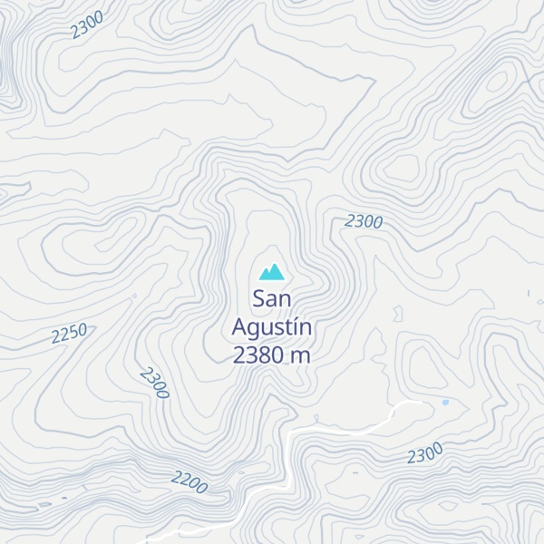 Map of San Agustín