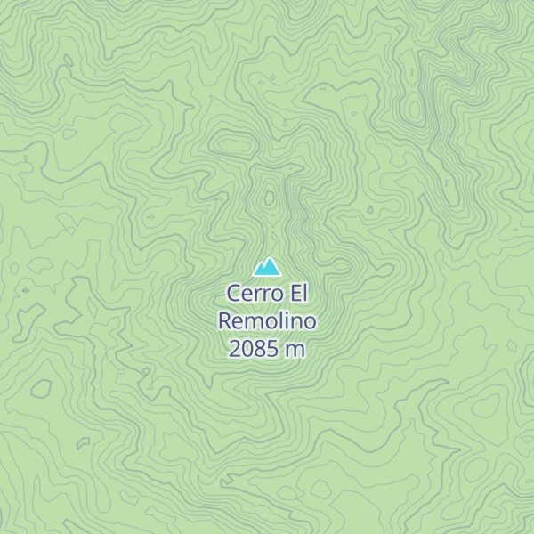 Map of Cerro El Remolino