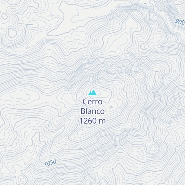 Map of Cerro Blanco