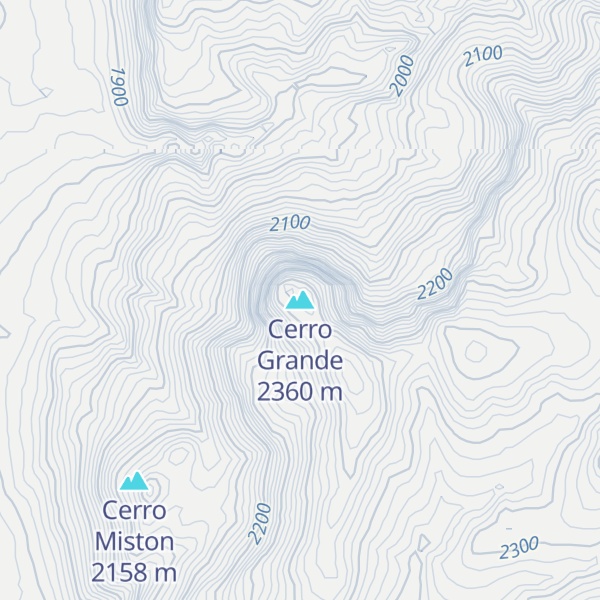 Map of Cerro Grande