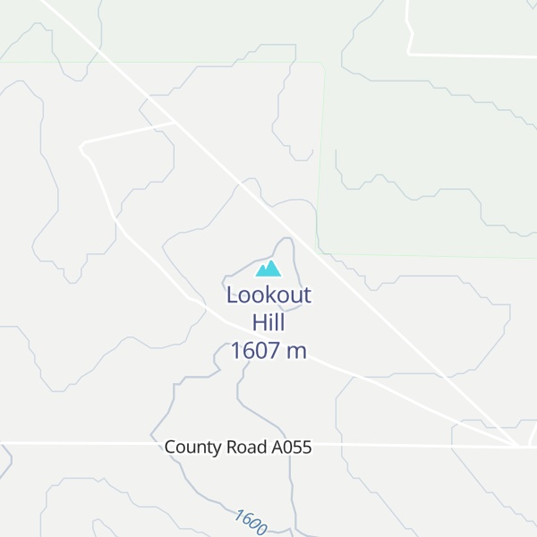 Map of Lookout Hill