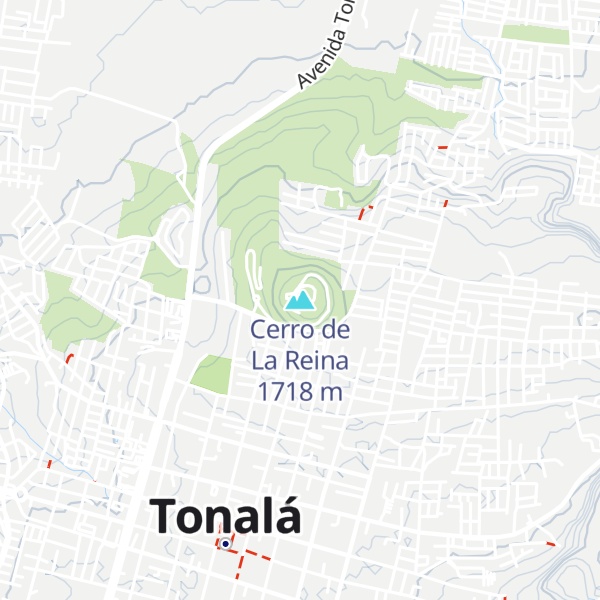 Map of Cerro de La Reina