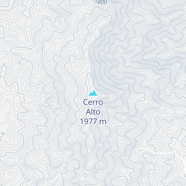Map of Cerro Alto