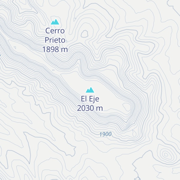 Map of El Eje