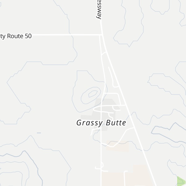 Map of Grassy Butte