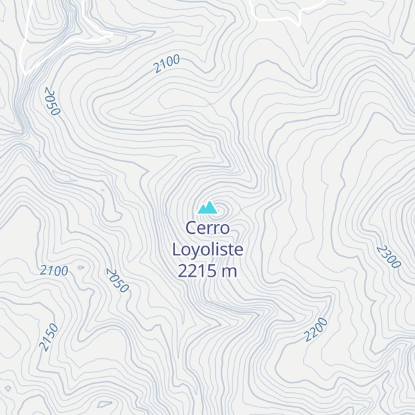 Map of Cerro Loyoliste