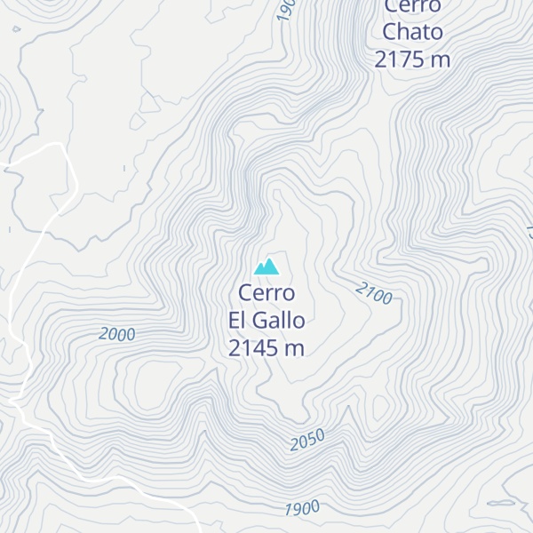 Map of Cerro El Gallo
