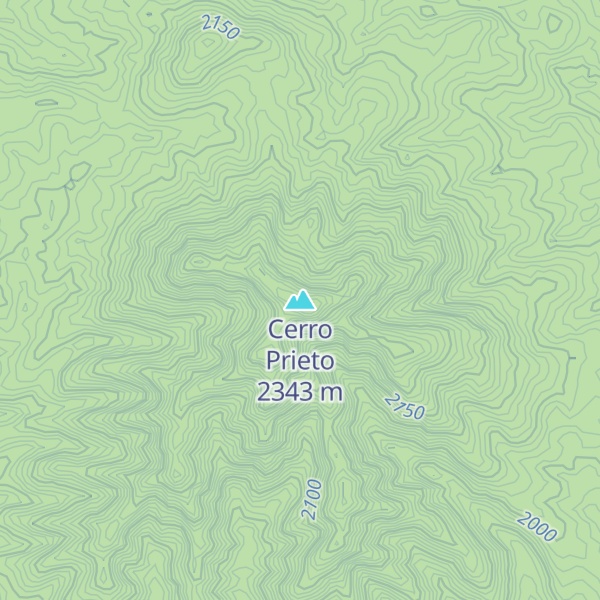 Map of Cerro Prieto