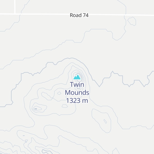 Map of Twin Mounds