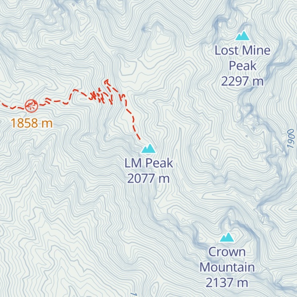 Map of LM Peak