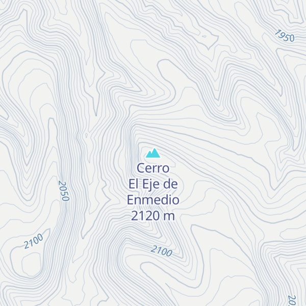 Map of Cerro El Eje de Enmedio