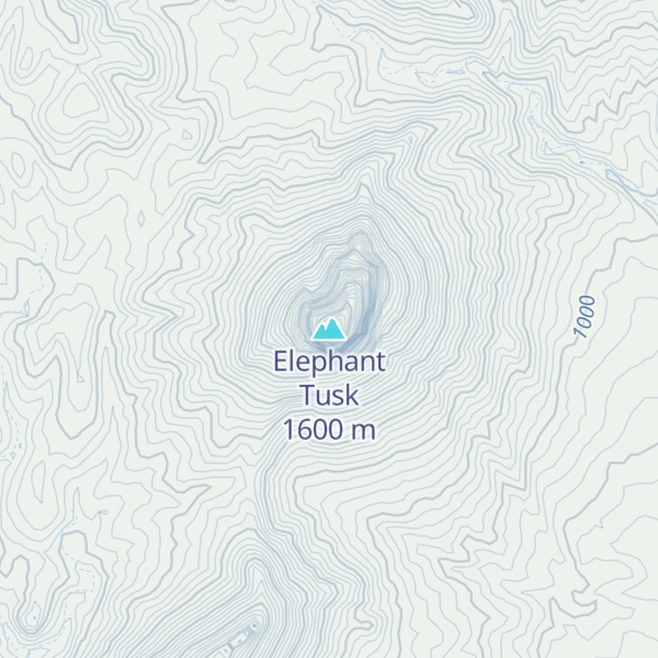 Map of Elephant Tusk