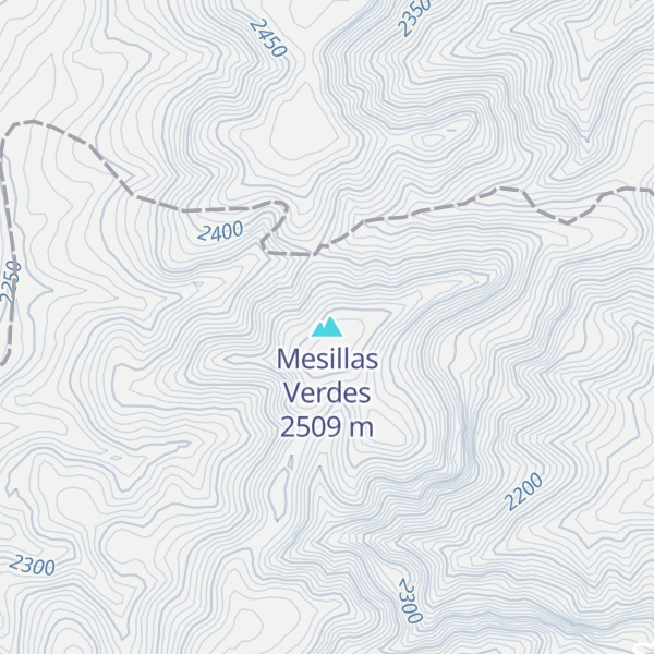 Map of Mesillas Verdes