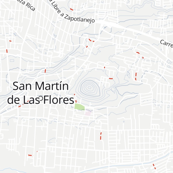Map of Cerro de la Cruz