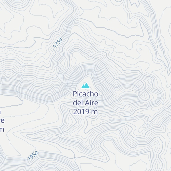 Map of Picacho del Aire