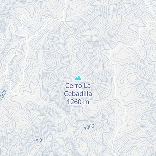 Map of Cerro La Cebadilla