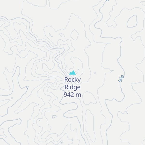Map of Rocky Ridge