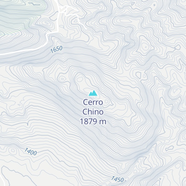 Map of Cerro Chino