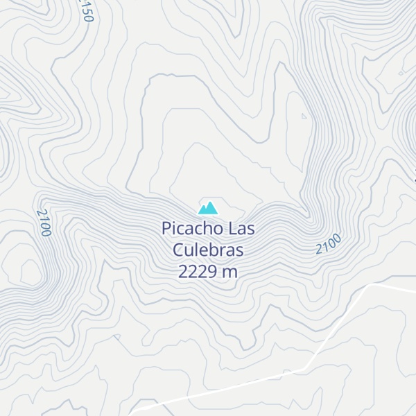 Map of Picacho Las Culebras
