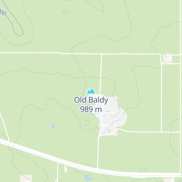 Map of Old Baldy