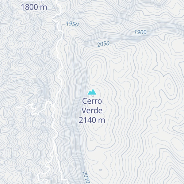 Map of Cerro Verde