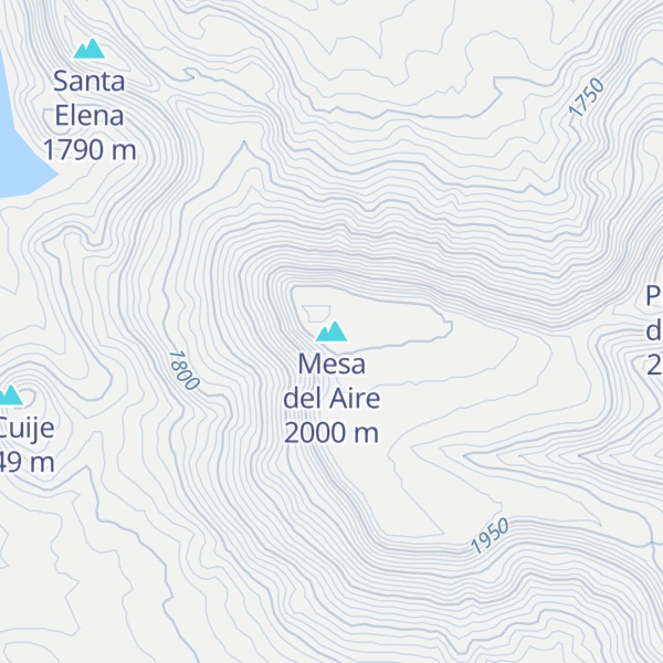 Map of Mesa del Aire