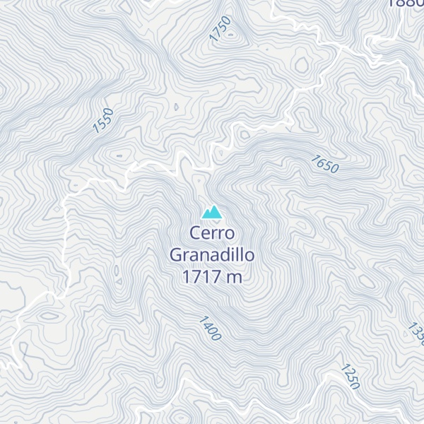 Map of Cerro Granadillo