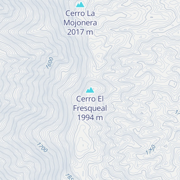 Map of Cerro El Fresqueal