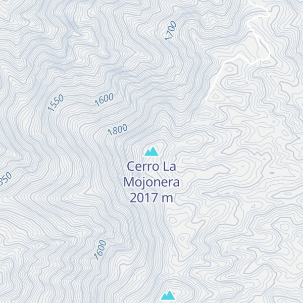 Map of Cerro La Mojonera