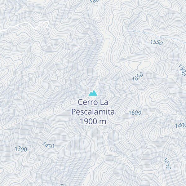 Map of Cerro La Pescalamita