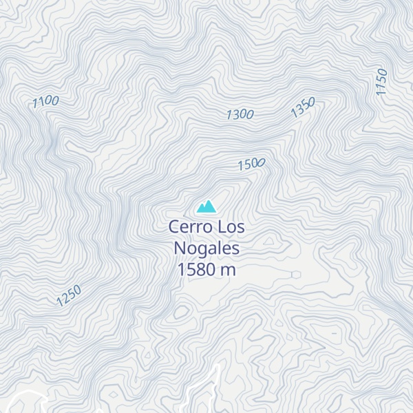 Map of Cerro Los Nogales