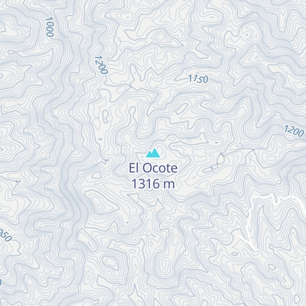 Map of El Ocote