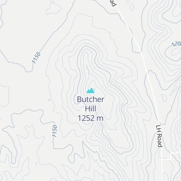 Map of Butcher Hill